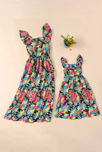 Load image into Gallery viewer, Girls Floral Ruffled Dress
