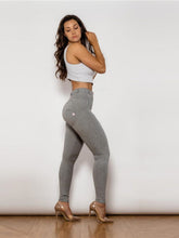 Load image into Gallery viewer, Full Size Contrast Detail High Waist Leggings