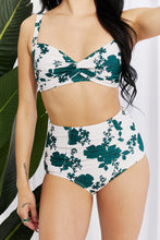Load image into Gallery viewer, Take A Dip Twist High-Rise Bikini in Forest