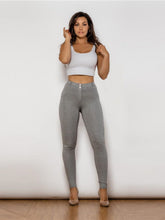 Load image into Gallery viewer, Full Size Contrast Detail High Waist Leggings