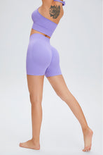 Load image into Gallery viewer, Wide Waistband Sports Biker Shorts