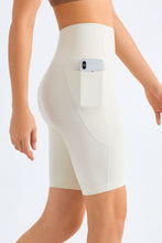 Load image into Gallery viewer, Feel Like Skin Elastic Waistband Pocket Biker Shorts