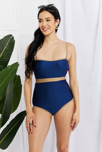 Load image into Gallery viewer, Wave Break Contrast Trim One-Piece