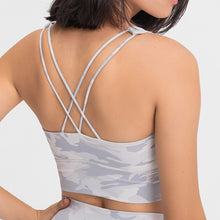 Load image into Gallery viewer, Double-Strap Cross-Back Sports Bra
