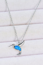 Load image into Gallery viewer, Opal Bird 925 Sterling Silver Necklace
