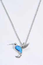 Load image into Gallery viewer, Opal Bird 925 Sterling Silver Necklace
