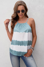 Load image into Gallery viewer, Tie-Dye Crochet Spliced Cami
