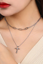 Load image into Gallery viewer, Cross Pendant 925 Sterling Silver Necklace
