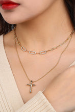 Load image into Gallery viewer, Cross Pendant 925 Sterling Silver Necklace
