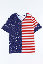 Load image into Gallery viewer, Stars and Stripes V-Neck Tee
