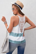 Load image into Gallery viewer, Tie-Dye Crochet Spliced Cami
