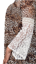 Load image into Gallery viewer, Grace And Emma Don’t Toy With Me Leopard Duster
